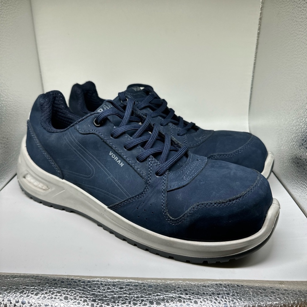 VORAN Sportsafe Energy 840N Men's Safety Toe Work Shoes, Size 9.5 M/10.5 W, Navy